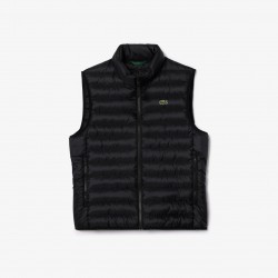 Lacoste Ανδρικό Αμάνικο Μπουφάν Puffer Μαύρο