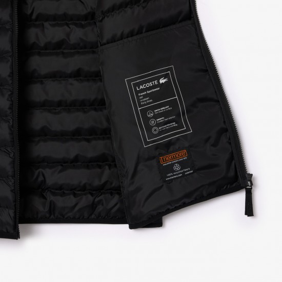 Lacoste Ανδρικό Αμάνικο Μπουφάν Puffer Μαύρο Lacoste Ανδρικό Αμάνικο Μπουφάν Puffer Μαύρο