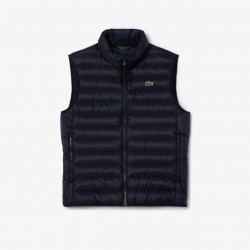 Lacoste Ανδρικό Αμάνικο Μπουφάν Puffer Μπλε