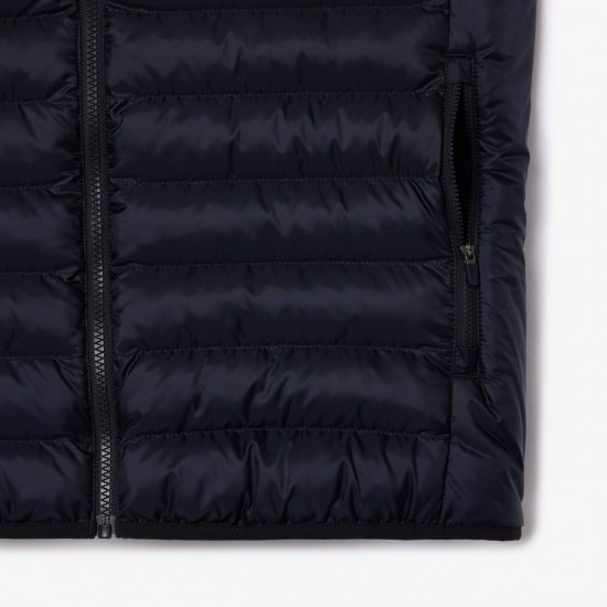 Lacoste Ανδρικό Αμάνικο Μπουφάν Puffer Μπλε Lacoste Ανδρικό Αμάνικο Μπουφάν Puffer Μπλε