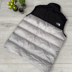 The North Face Ανδρικό Αμάνικο Μπουφάν Γκρι/Μαύρο