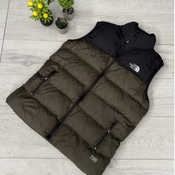 The North Face Ανδρικό Αμάνικο Μπουφάν Χακί/Μαύρο