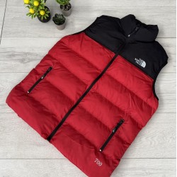 The North Face Ανδρικό Αμάνικο Μπουφάν Κοκκίνο/Μαύρο