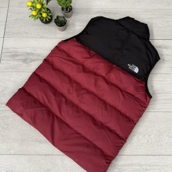 The North Face Ανδρικό Αμάνικο Μπουφάν Μπορντό/Μαύρο