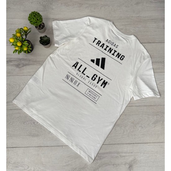 Adidas Training Ανδρικό T-shirt Λευκό “All-Gym Global Issue” L Adidas Training Ανδρικό T-shirt Λευκό “All-Gym Global Issue” L