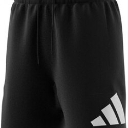Ανδρική Βερμούδα Adidas Μαύρη με Λευκό Μοντέρνο Logo