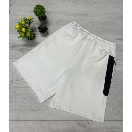 Nike Tech Ανδρική Βερμούδα Λευκή Nike Tech Ανδρική Βερμούδα Λευκή