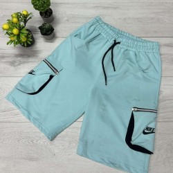 Ανδρική Cargo Βερμούδα Nike Γαλάζια με Τσέπες Φερμουάρ