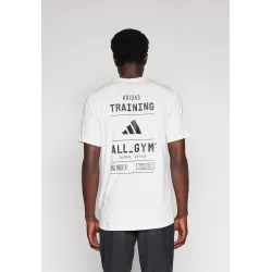 Adidas Training Ανδρικό T-shirt Λευκό “All-Gym Global Issue” 