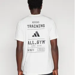 Adidas Training Ανδρικό T-shirt Λευκό “All-Gym Global Issue” 