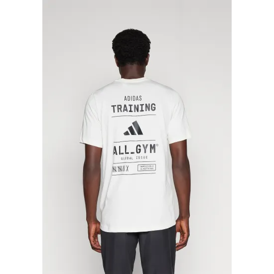 Adidas Training Ανδρικό T-shirt Λευκό “All-Gym Global Issue” Adidas Training Ανδρικό T-shirt Λευκό “All-Gym Global Issue”