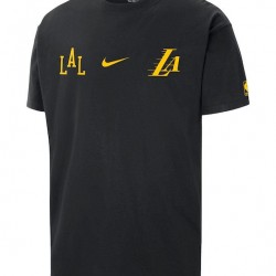 Nike NBA Ανδρικό T-Shirt Los Angeles Lakers Μαύρο