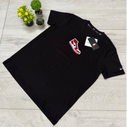 Jordan Ανδρικό T-Shirt Μαύρο με Κέντημα Air Jordan 1