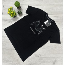 Armani Exchange Μαύρο T-shirt