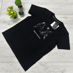 Armani Exchange Μαύρο T-shirt