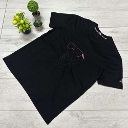 T-shirt Karl Lagerfeld Μαύρο – Iconic Design